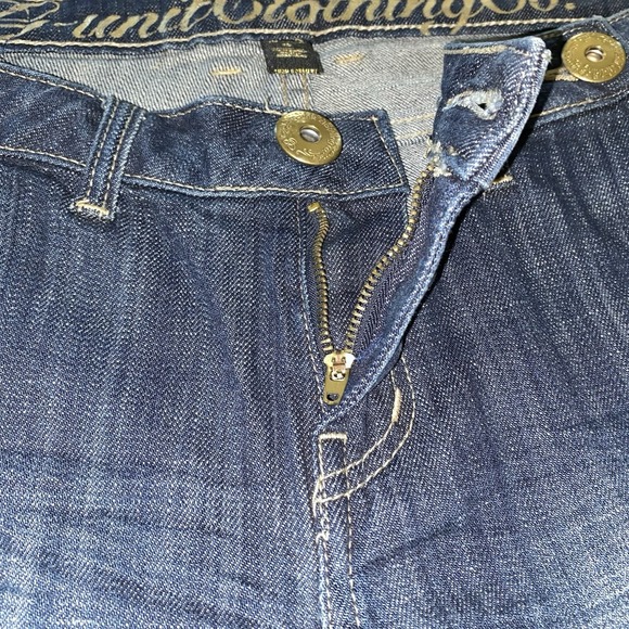 G-Unit Shorts Women's 15 Denim Bermuda Gold Buttons Rhinestone Y2K Hip Hop 50 - Picture 5 of 16